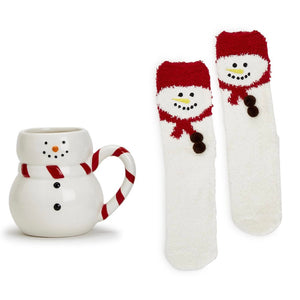 Festive Mug with Super Soft Cozy Socks