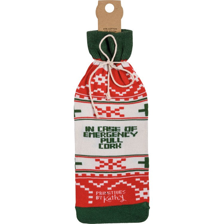 Bottle Sock - Christmas Survival Kit
