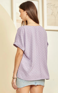 V-Neckline with Dolman Sleeves