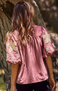 Washed Suede Top