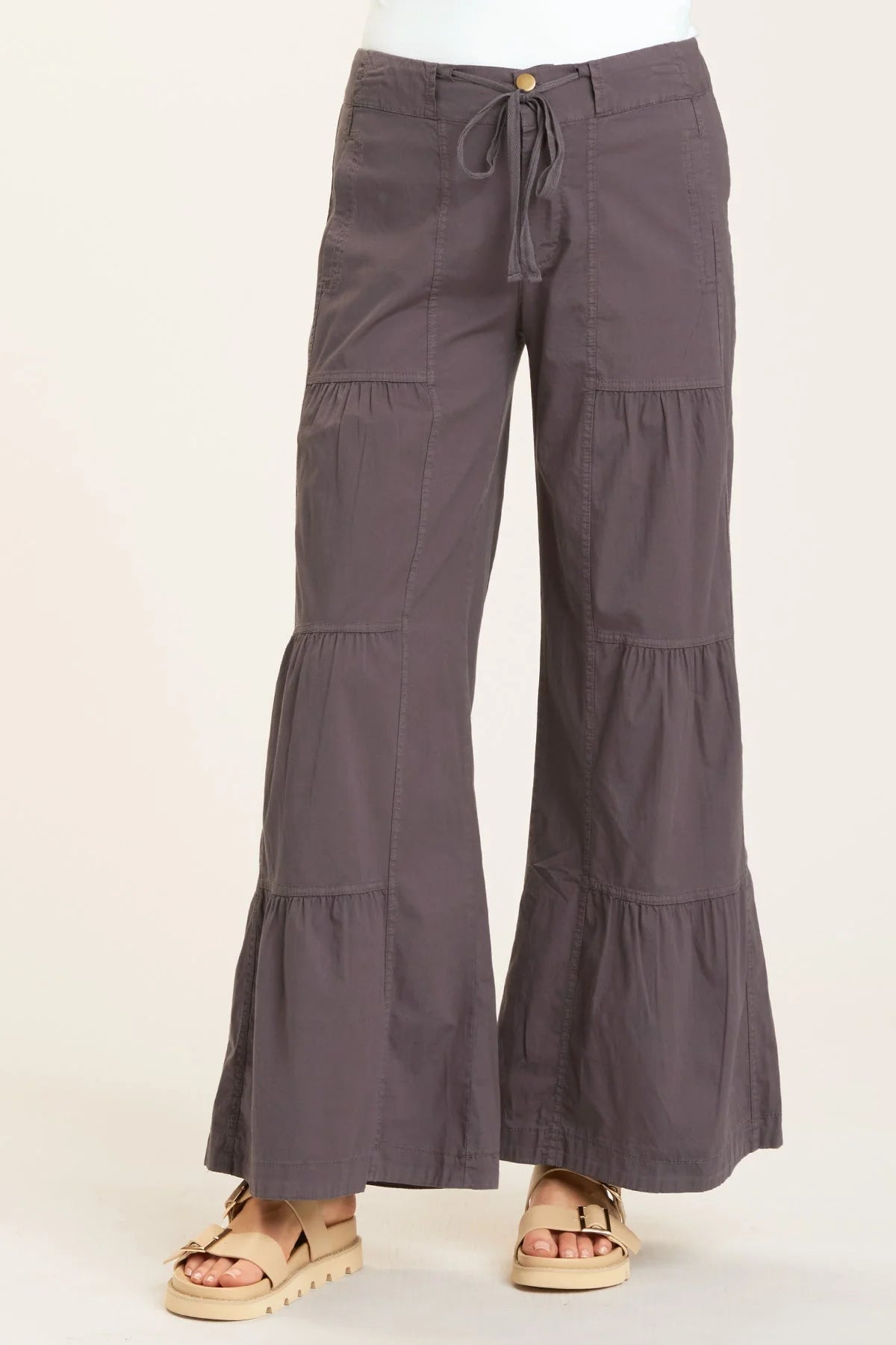 Terraced Wide Leg Pants