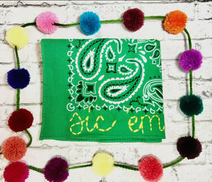 Embroidered Bandanas