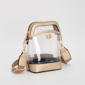Game Day Stadium Button Style Clear Bag