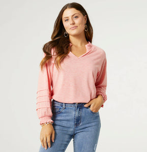 Grace Long Tierred Sleeve Top