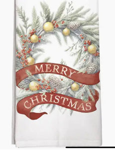 Mary Lake Thompson Christmas Tea Towels