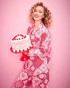 Tall Long PJ Set in Vintage Valentine (Top and Bottom sold separately)