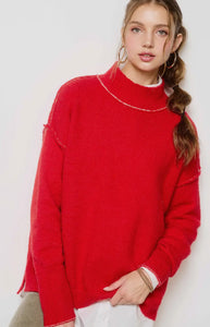 Mock Neck Sweater