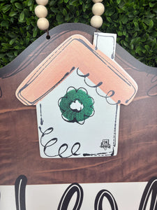 Stain Bloom Welcome Hanger
