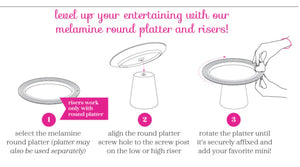 Melamine Risers