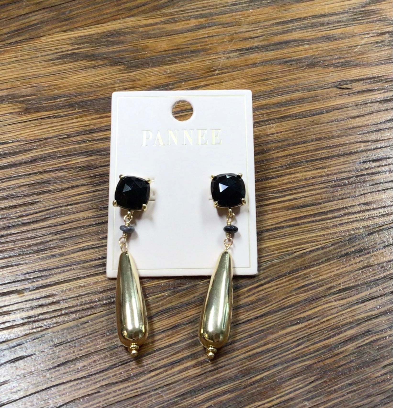 Cushion Labradorite Drop Earrings