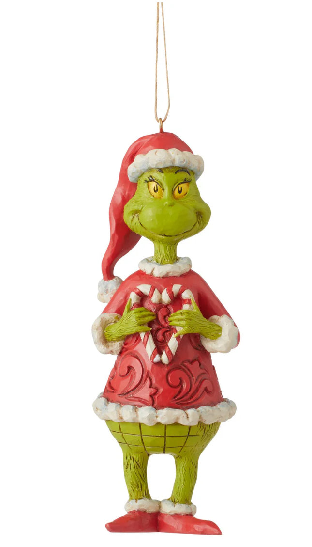 Grinch Holding Candy Cane