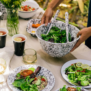 Splatter Large Salad Bowl