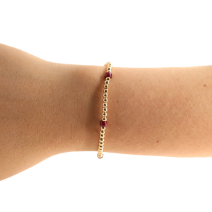 Maroon Poppi Bracelet