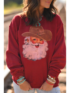 Cowboy Santa Antique Sweatshirt