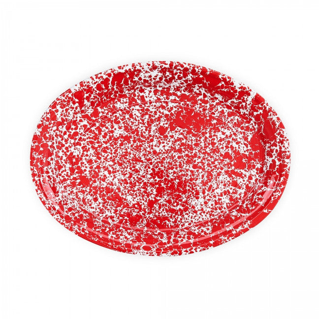 Splatter Oval Platter