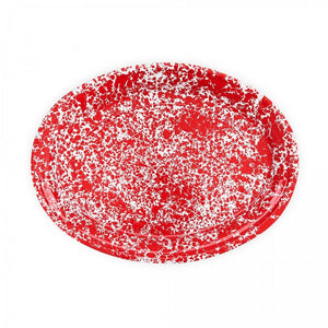 Splatter Oval Platter