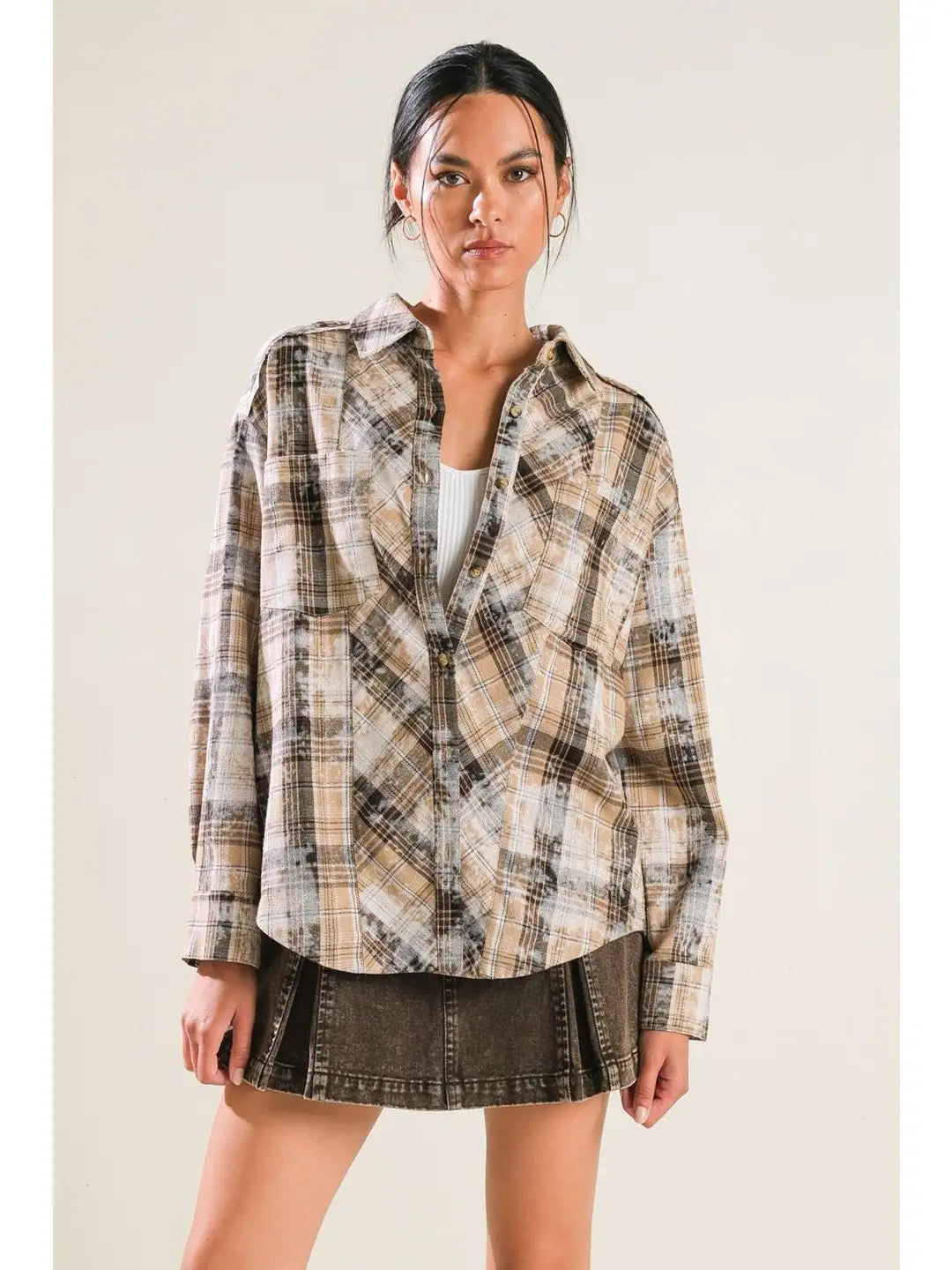 Woven Plaid Pants/Top (each piece sold separately)