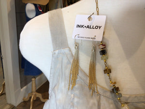 Ivy Mixed Metal Tassel Earring