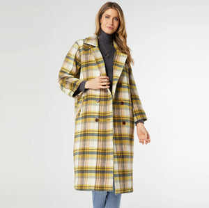 Graylynn Plaid Coat
