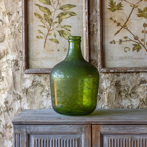 Decorative Aged Verde Bottle