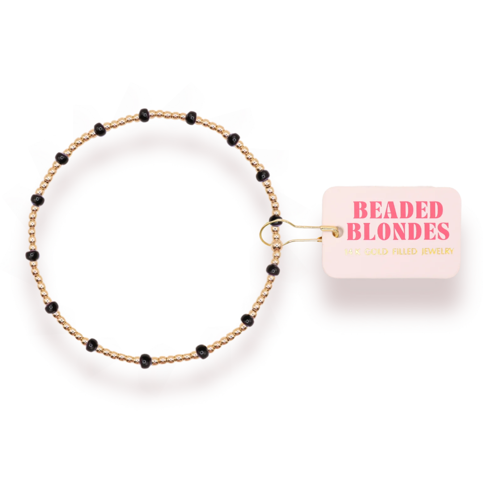 Black Dainty Poppi Bracelet