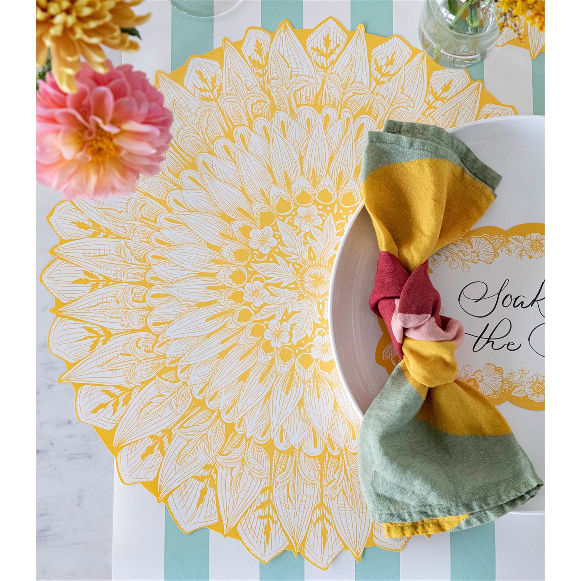 Die-Cut Spring Bloom Placemat