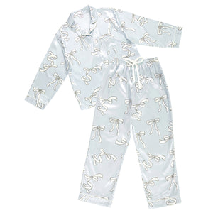 Long Sleeve Bow PJ Set