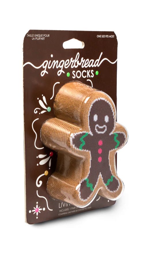 Gingerbread 3D Crew Sock