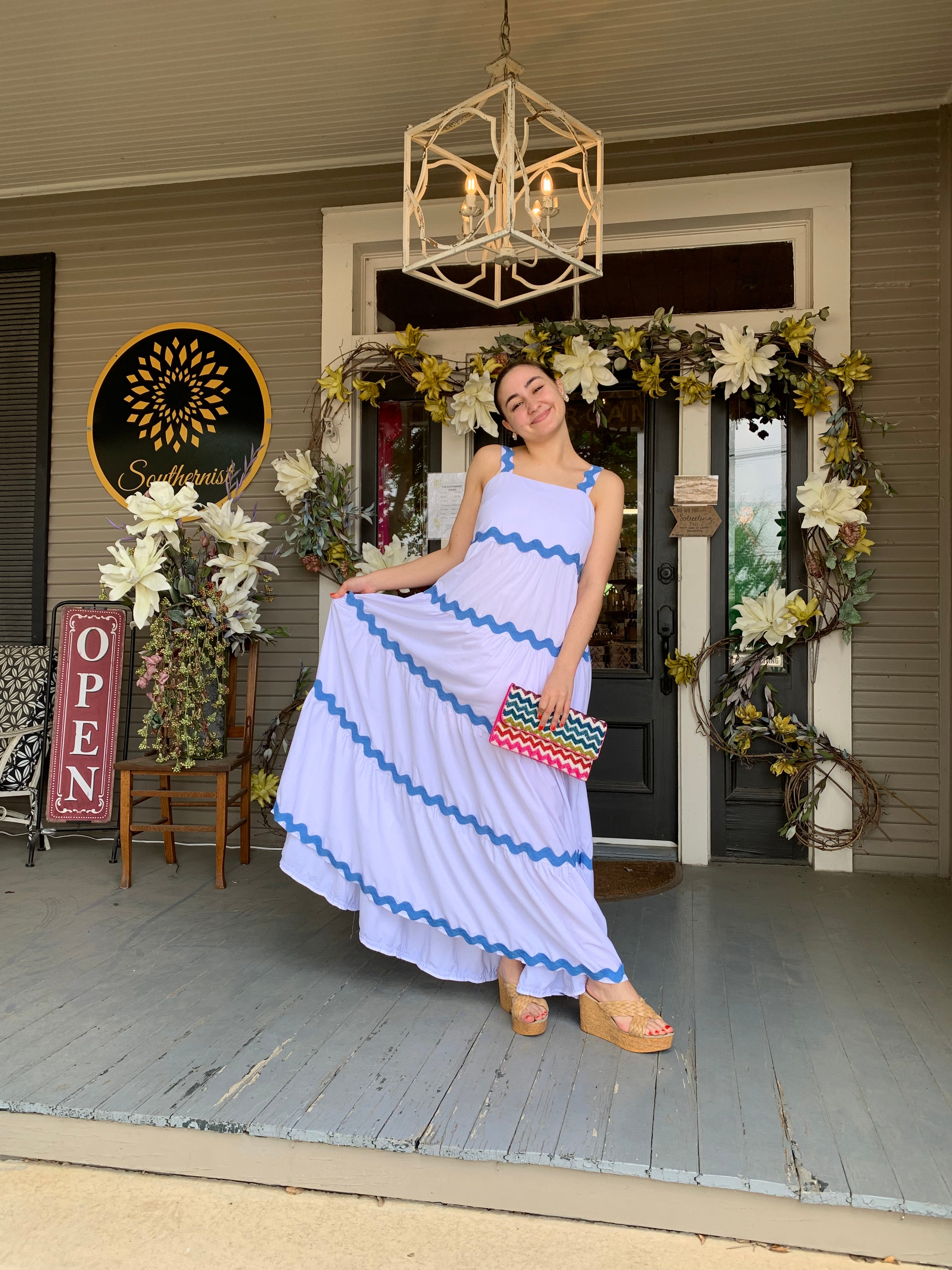 Simple Ripple Bandeau Slip Dress