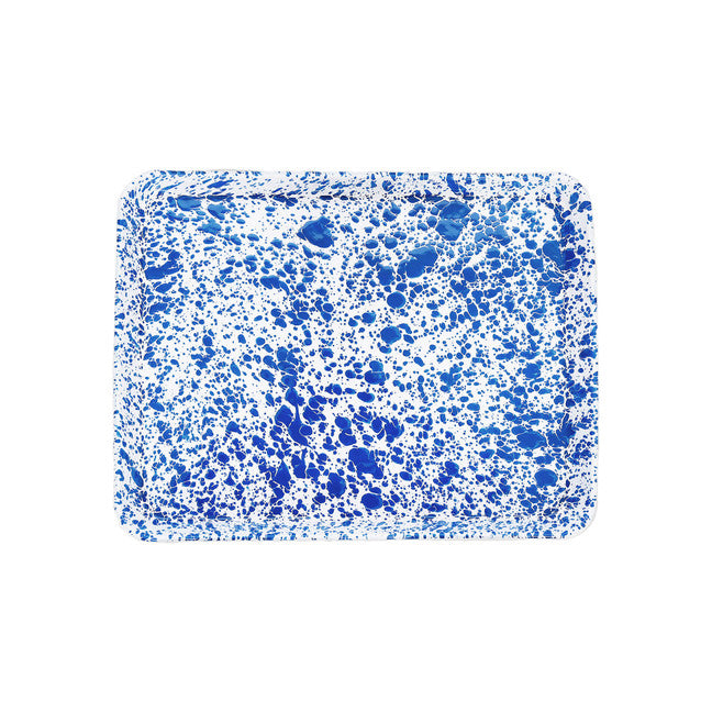 Splatter Large Rectangle Tray