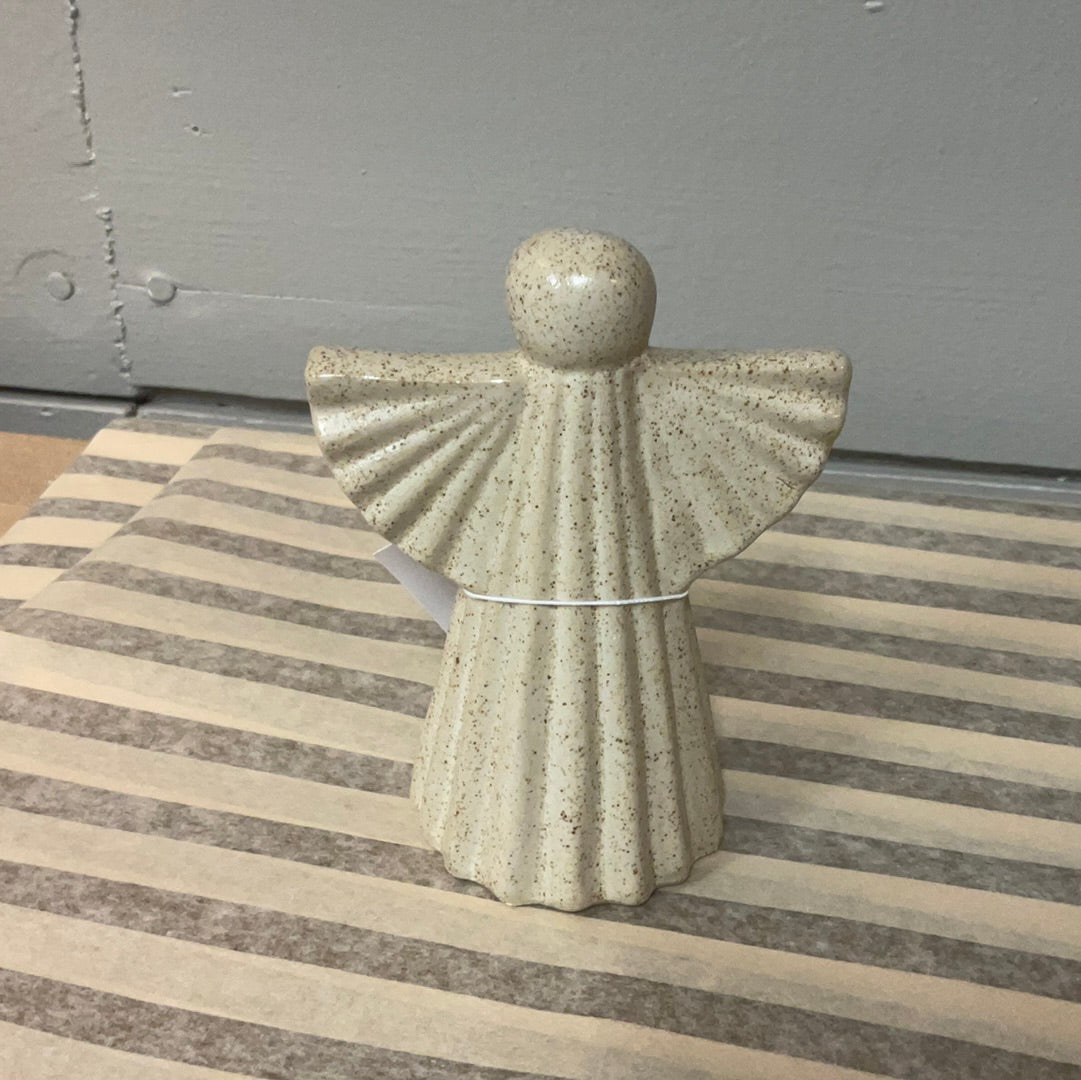 Stoneware Frosty Winter Angel