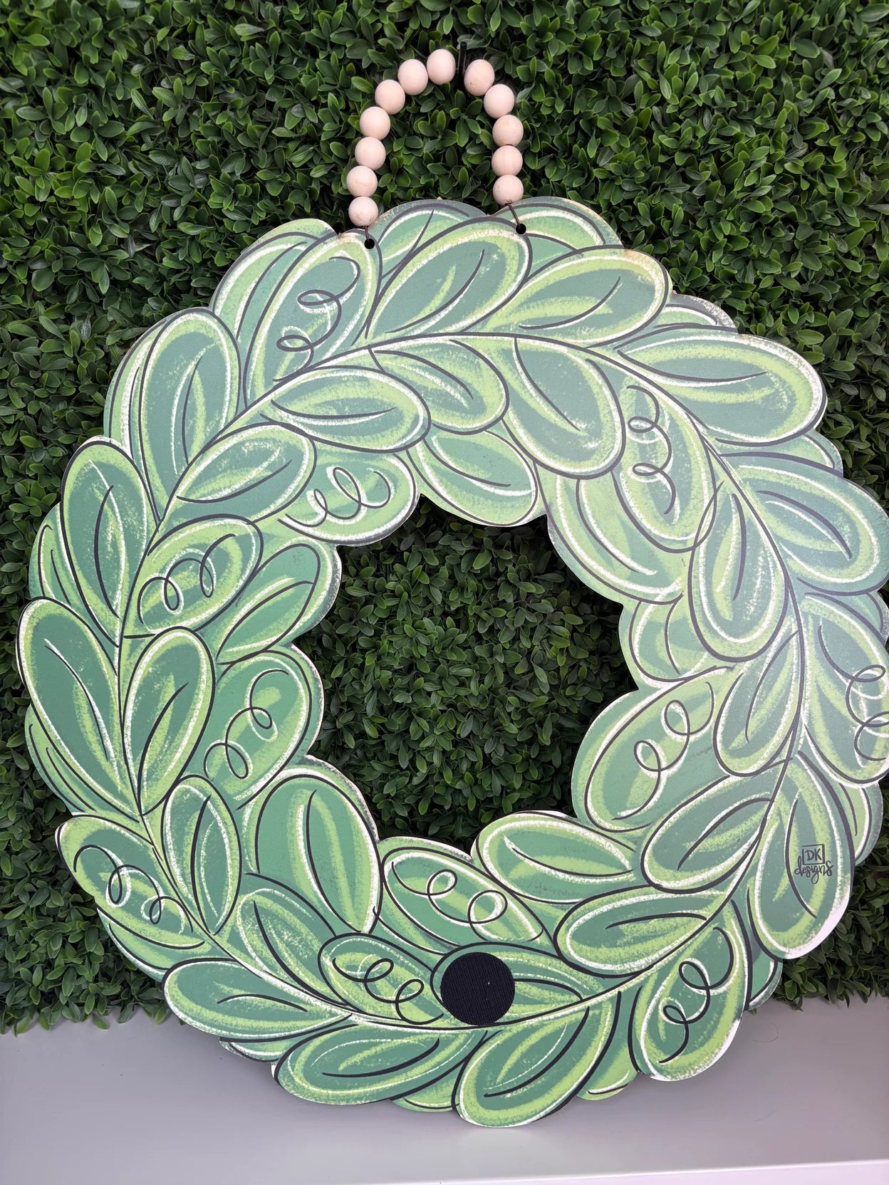 Wreath Hanger W/Room For Mini