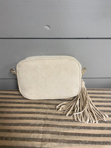 Vegan Pebble Leather Tassel Bag