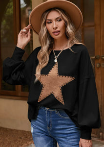 Studded Star Graphic Top