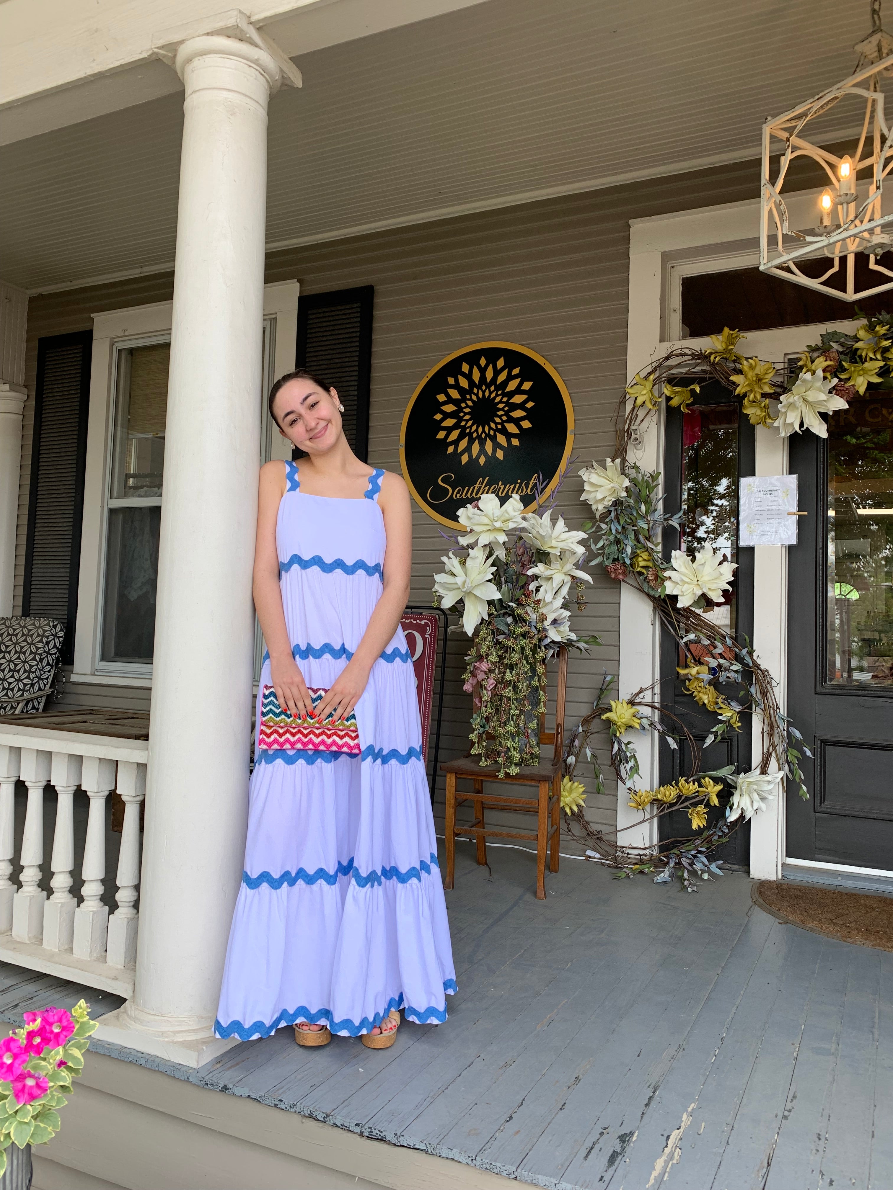 Simple Ripple Bandeau Slip Dress