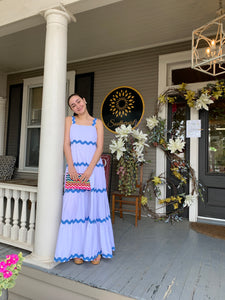 Simple Ripple Bandeau Slip Dress