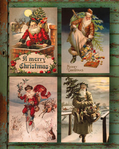 Vintage Santa Large Canvas (4 Styles)