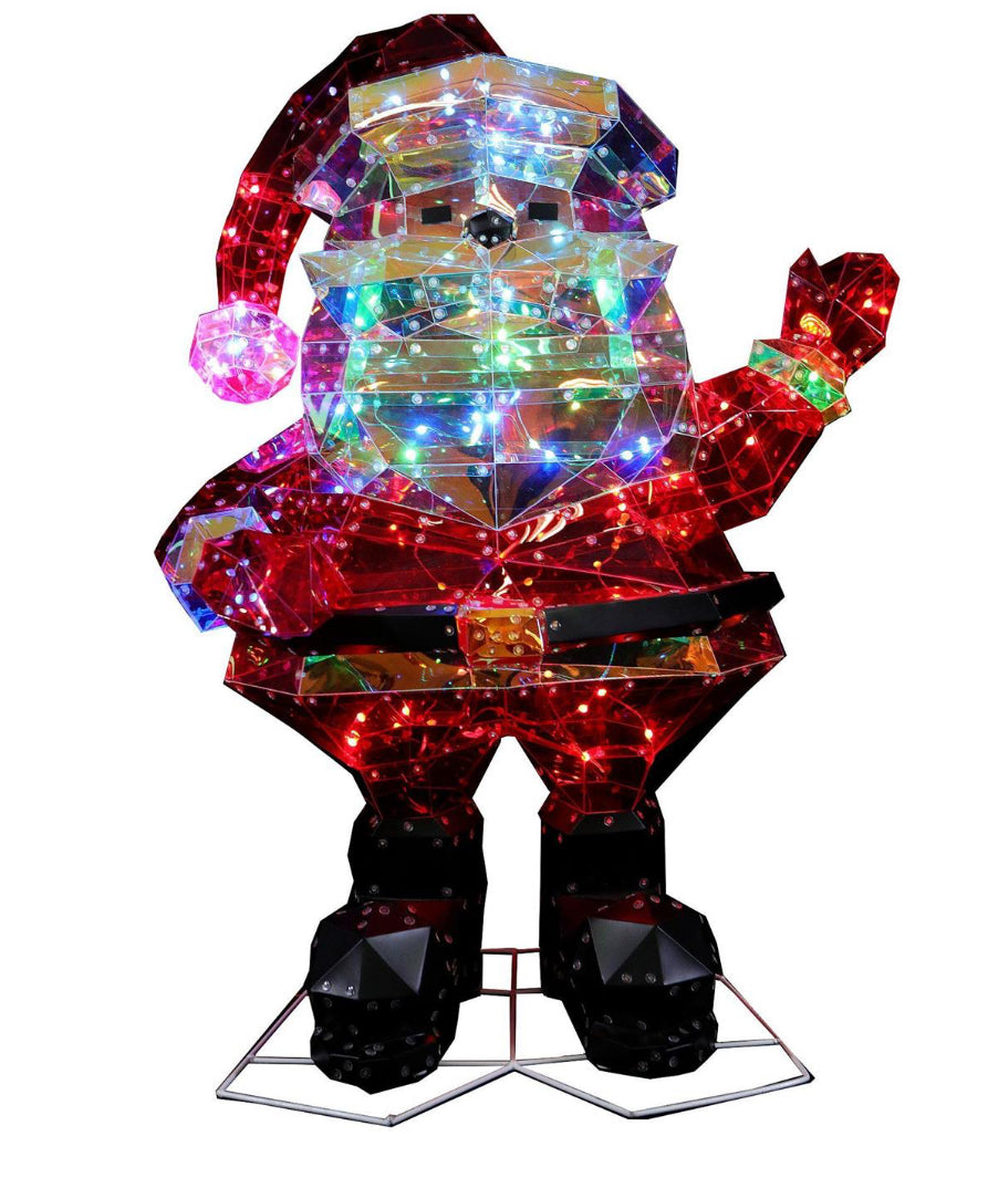 Prism Lit Santa Claus