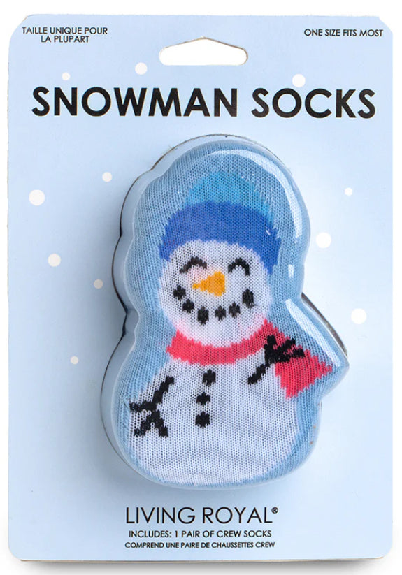 Snowman 3D socks