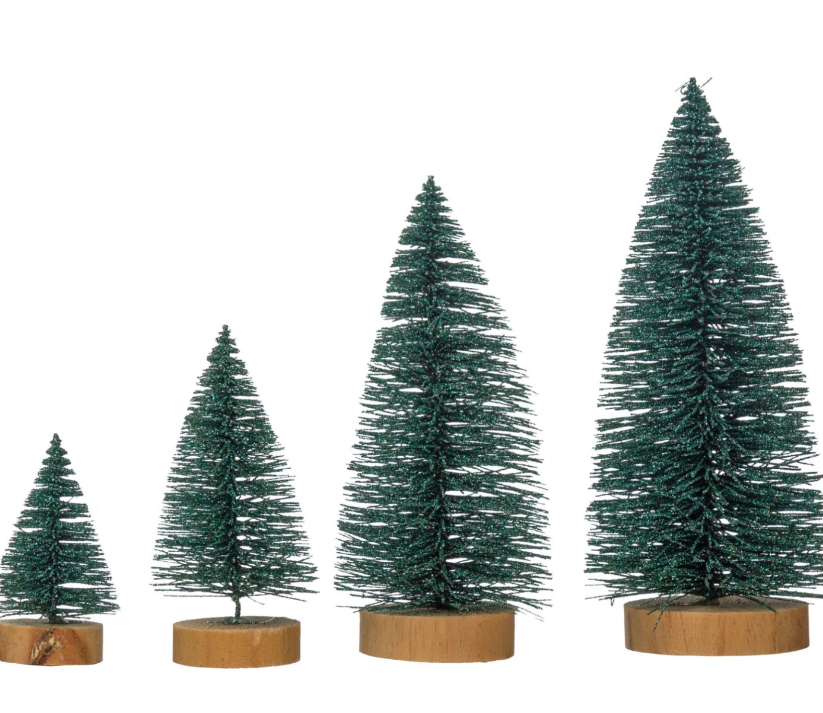 Plastic Bottle Brush Trees