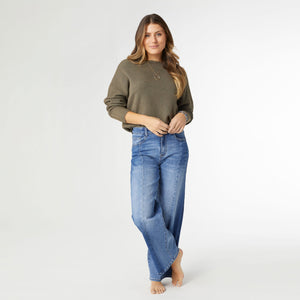 Everstretch Wide Leg Dual Wash