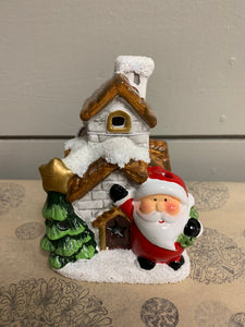 Ceramic Santa House