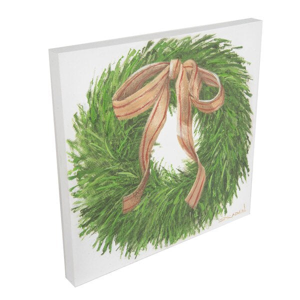 Cedar Wreath Canvas