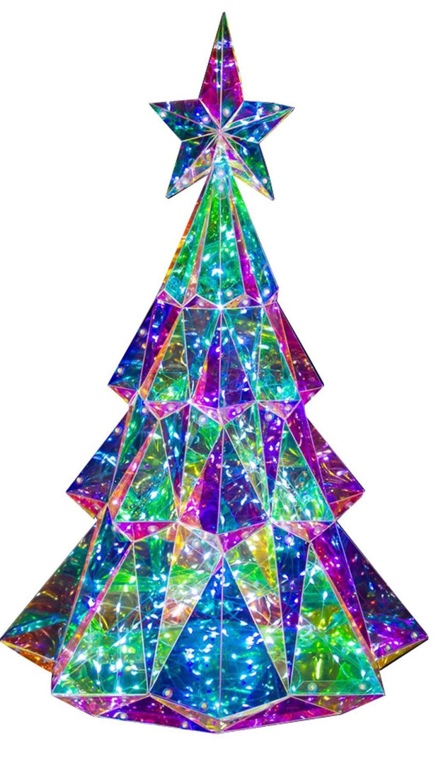 Prism Lit Christmas Trees