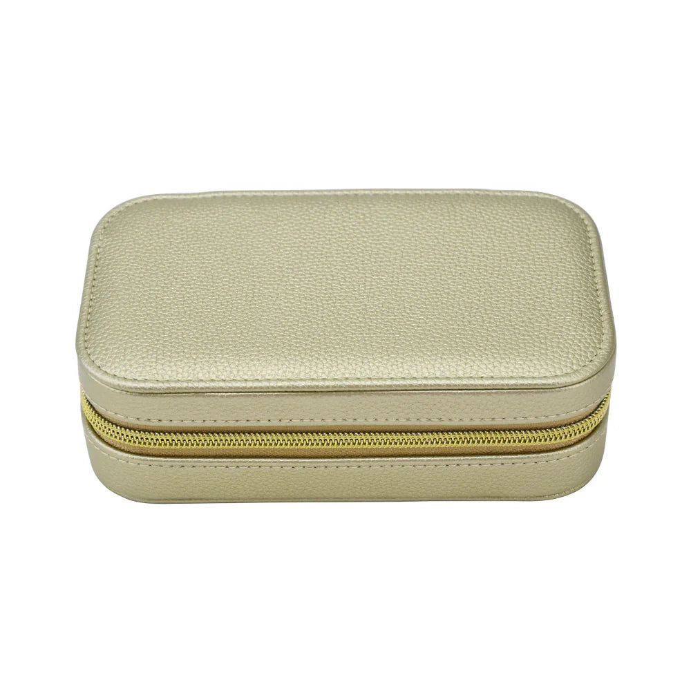 Leah Rectangle Travel Jewelry Case