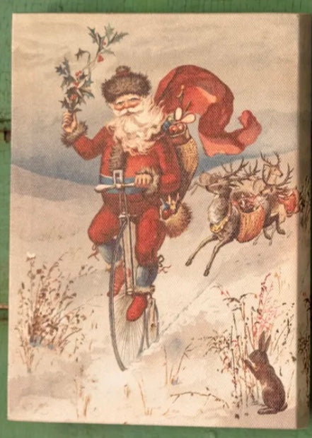 Vintage Santa Small Canvas (4 Styles)