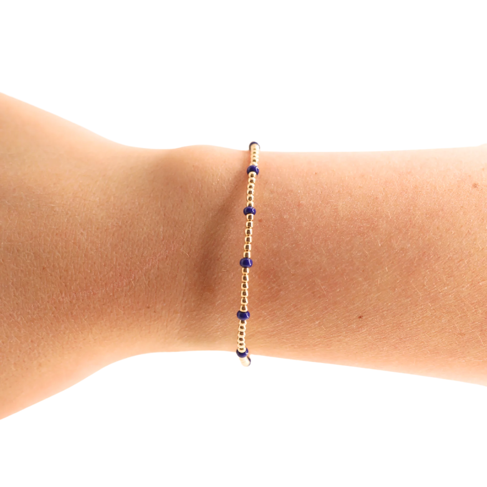 Navy Dainty Poppi Bracelet