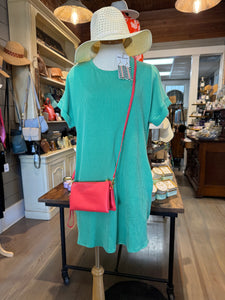 Ribbed Knit T-Shirt Dress