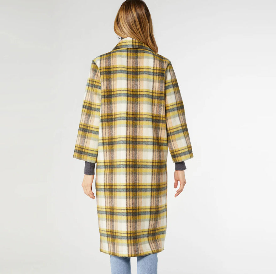 Graylynn Plaid Coat