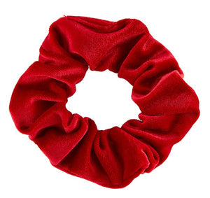 Large Heart Ornament Scrunchie - Red